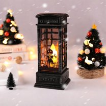 sruoe Flameless Candles, Wick Flameless Candle, Electronic Candles, Indoor Tabletop Decor, Battery Operated Flameless Lanterns, Candle Light for Halloween Christmas Party Holiday Decor
