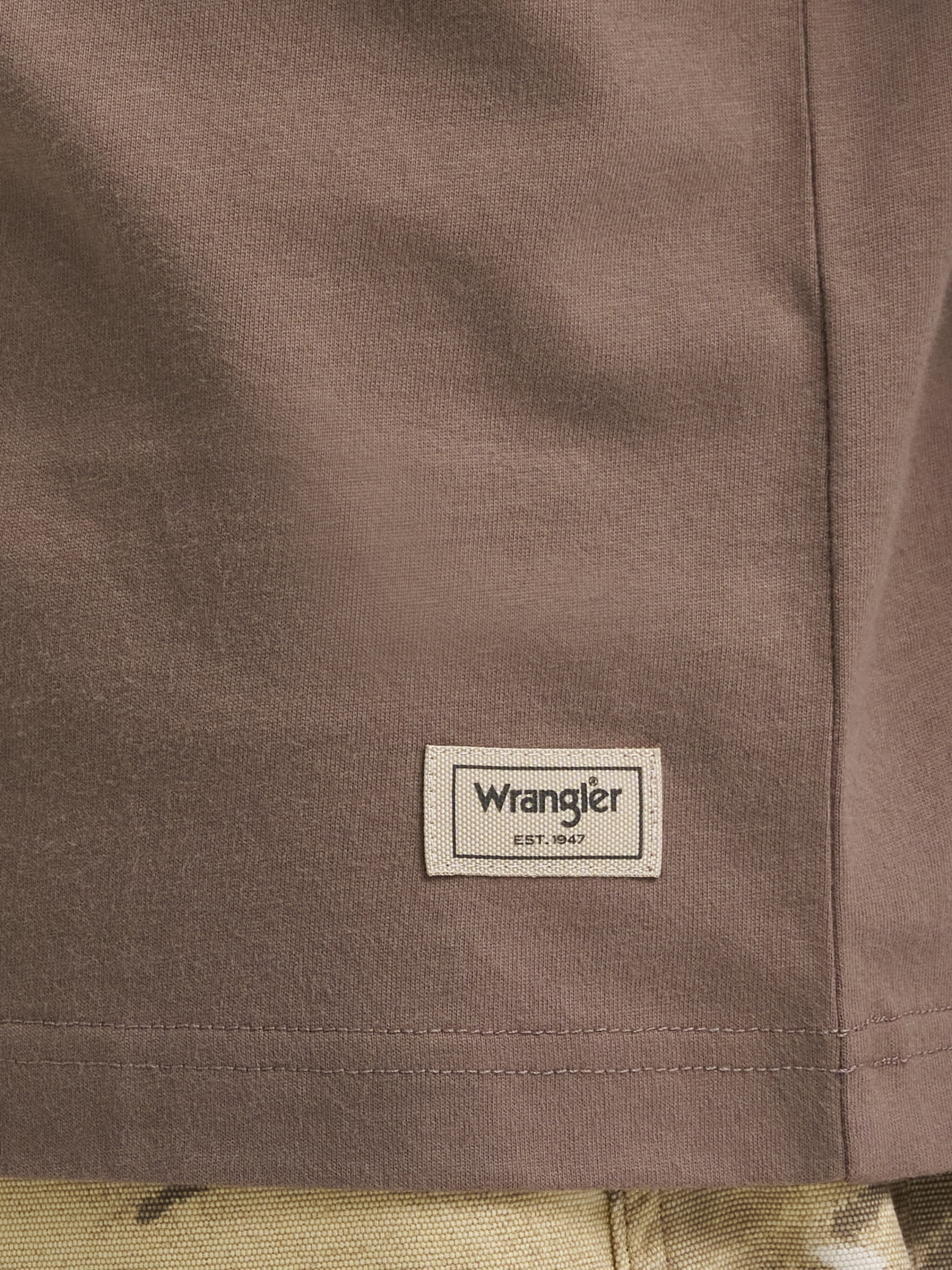 Wrangler® Men's Utility Streetwear Long Sleeve Varsity Knit Tee