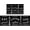 Black, variant on Kitchen Mat Set of 2 Non Slip Thick Kitchen Rugs and Mats for Floor Comfort Standing Mats for Kitchen Decor, 17"x47"+17"x28"