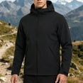 thumbnail image 4 of Dpjklzsn Men's Hooded Windbreaker Jacket, Lightweight Zip Front Outdoor Coat for Hiking and Travel, 4 of 9