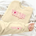 thumbnail image 3 of Women's Sweatshirts 2025 You Are Enough Sweatshirt Mental Health Sweatshirts Casual Pullover Tops Sweatshirt for Women, 3 of 5