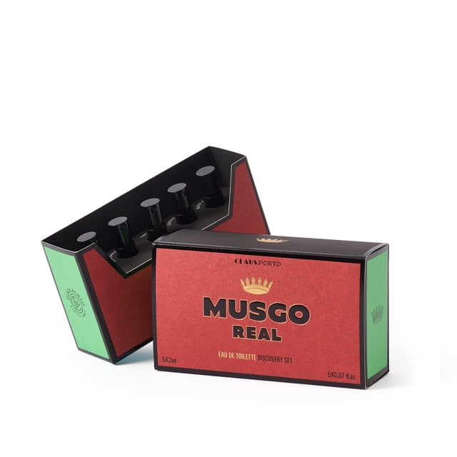Perfume Claus Porto Musgo Real Eau de Toilette, 5 x 2 ml