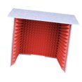 thumbnail image 2 of arctrm Desktop Soundproof Cover Lightweight Sturdy Vocal Booth Portable Vocal Absorbing Red 80cm, 2 of 10