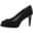 Black Fabric, variant on Bandolino Womens Rainaa Woven Padded Insole Peep-Toe Heels
