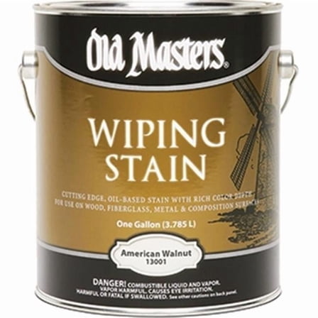 13001 American Walnut Wiping 240 Voc Stain - 1 Gallon