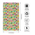 thumbnail image 2 of Pofeuu Multicolored Tropical Print Hand Towel 27.5" x 16" Soft Absorbent Towel for Bathroom SPA Gym Hotel, 2 of 6