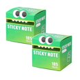 thumbnail image 1 of Leojiow 2Pcs Colorful Notes Cute Sticky Memo Pads For School Home Planner Journaling Organizing And Daily Reminders 7Cm, 1 of 3