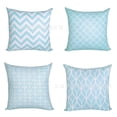 thumbnail image 1 of Juego de 4 fundas de almohada decorativas bohemias modernas de 45 x 45 cm, color verde azulado, 45 x 45 cm, para sala de estar, sofá y dormitorio., 1 of 1