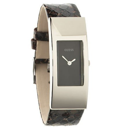 Women's Brown Leather Snakeskin Design Watch