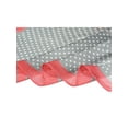 thumbnail image 4 of INSPIRE CHIC 70cm Polka Dots Square Scarf Neck Scarves Kerchief Neckerchief Headband for Women Pink Gray 27.56*27.56"(L*W), 4 of 5