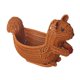 thumbnail image 1 of Cesta tejida con forma de Animal para servir comida, cesta para verduras, organizador de despensa, ratán de imitación para decoración de cocina, Ardilla 28x15x22cm, 1 of 8