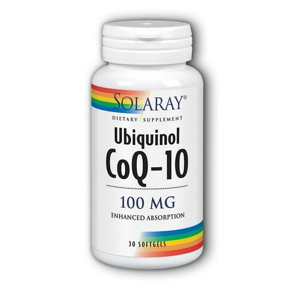 Solaray Ubiquinol CoQ-10 100 mg - 30 Softgels