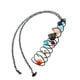 thumbnail image 2 of Fiudx Collar para Mujer, Diseño de Cuentas de Aleación con Un Universo Sinuoso, Elegante Accesorio de Moda En Negro y Dorado, Perfecto para Uso Informal o Formal, Regalo Ideal para Mujeres, Producto, 2 of 6