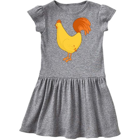 

Inktastic Cute Yellow Chicken Gift Toddler Girl Dress
