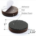 thumbnail image 7 of X-Protector Non Slip Furniture Pads - 36 Grippers 1" Self-Adhesive Rubber feet - Non Skid Protectors, 7 of 7