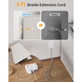 thumbnail image 4 of Adaptador Power Strip DEPOW de 2 a 3 clavijas, 6 enchufes, 4 USB, 4 of 8