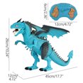 thumbnail image 5 of TIMIFIS Toys Toddler Toys Remote Control Sound And Light Spray Walking Dinosaur Simulation Animal Model Electric Remote Control Toy Lighting Sound Effect Christmas Gift Dinosaur Toys, 5 of 5