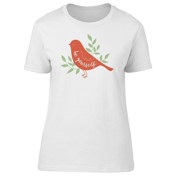 Be Yourself Color Bird T-Shirt Women -Image by Shutterstock, Female XX-Large
