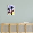 thumbnail image 2 of Palm Tree Silhouettes Sunset Sky Botanical & Floral Graphic Art Unframed Art Print Wall Art, 2 of 6
