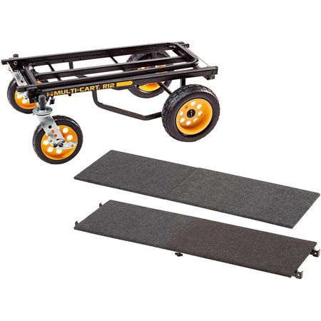 Rock N Roller R12 Multi-Cart 8-in-1 Equipment Transporter Cart With Deck and Shelf
