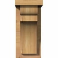 thumbnail image 2 of 5 1/2"W x 8"D x 12"H Yorktown Smooth Corbel w/Backplate, Western Red Cedar, 2 of 9