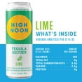 thumbnail image 5 of High Noon Lime Tequila Hard Seltzer, 23.67 fl oz Can, 4.5% ABV, 5 of 5
