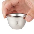 thumbnail image 4 of Lixada Lixada Tasse Isolée en Titane à Double Paroi pour Usage Extérieur et Intérieur, Capacité de 50ml, Design Léger et Durable pour Camping, Randonnée et Boissons Quotidiennes, 4 of 7