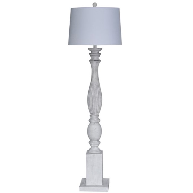 homeroots Éclairage 397363 Lampe de Plantation Blanche