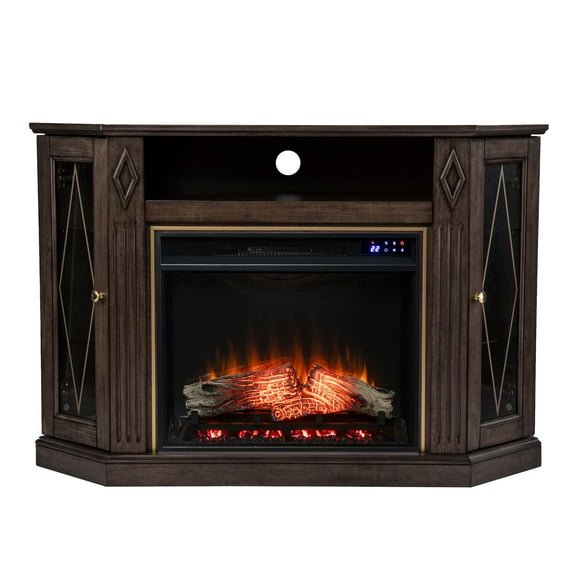 SEI Austindale Touch Screen Electric Fireplace w/ Media Storage