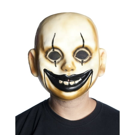 Adults Creepy Circus Clown Doll Comic Performer Baby Mask Costume Accessory