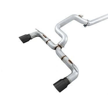 AWE Tuning Ford Focus RS Track Edition Cat-back Exhaust - Diamond Black Tips - 3020-33032