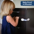 thumbnail image 3 of Wittle Multifunctional Child Safety Cabinet Locks (8 pack) | Baby Proof Cabinet and Drawer Locks, 3 of 8