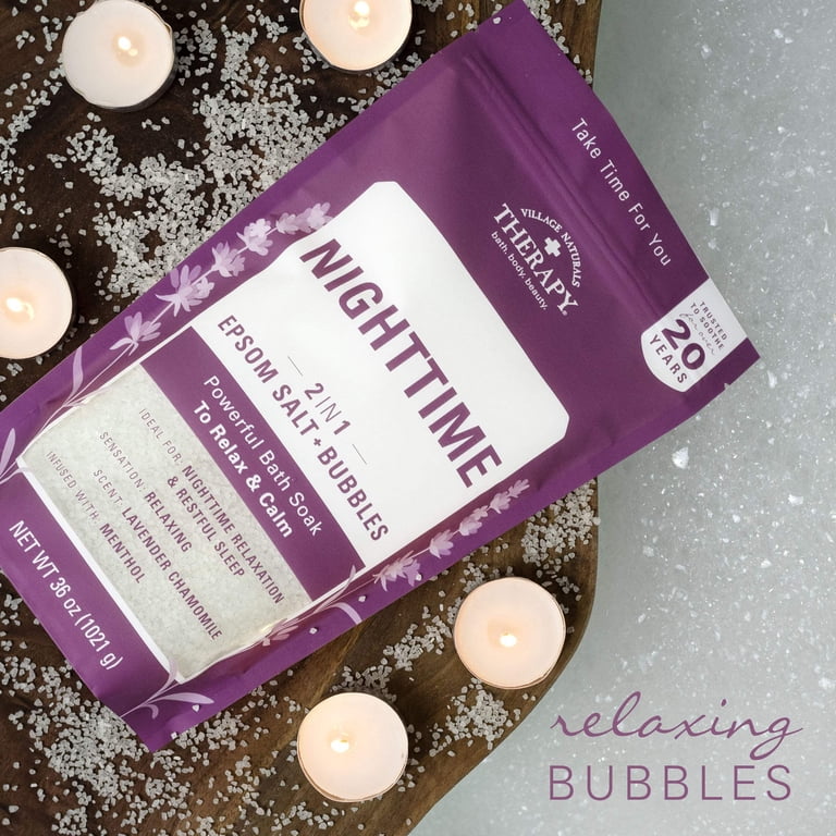 Village Naturals Therapy Nighttime Epsom Bath Soak photo 2