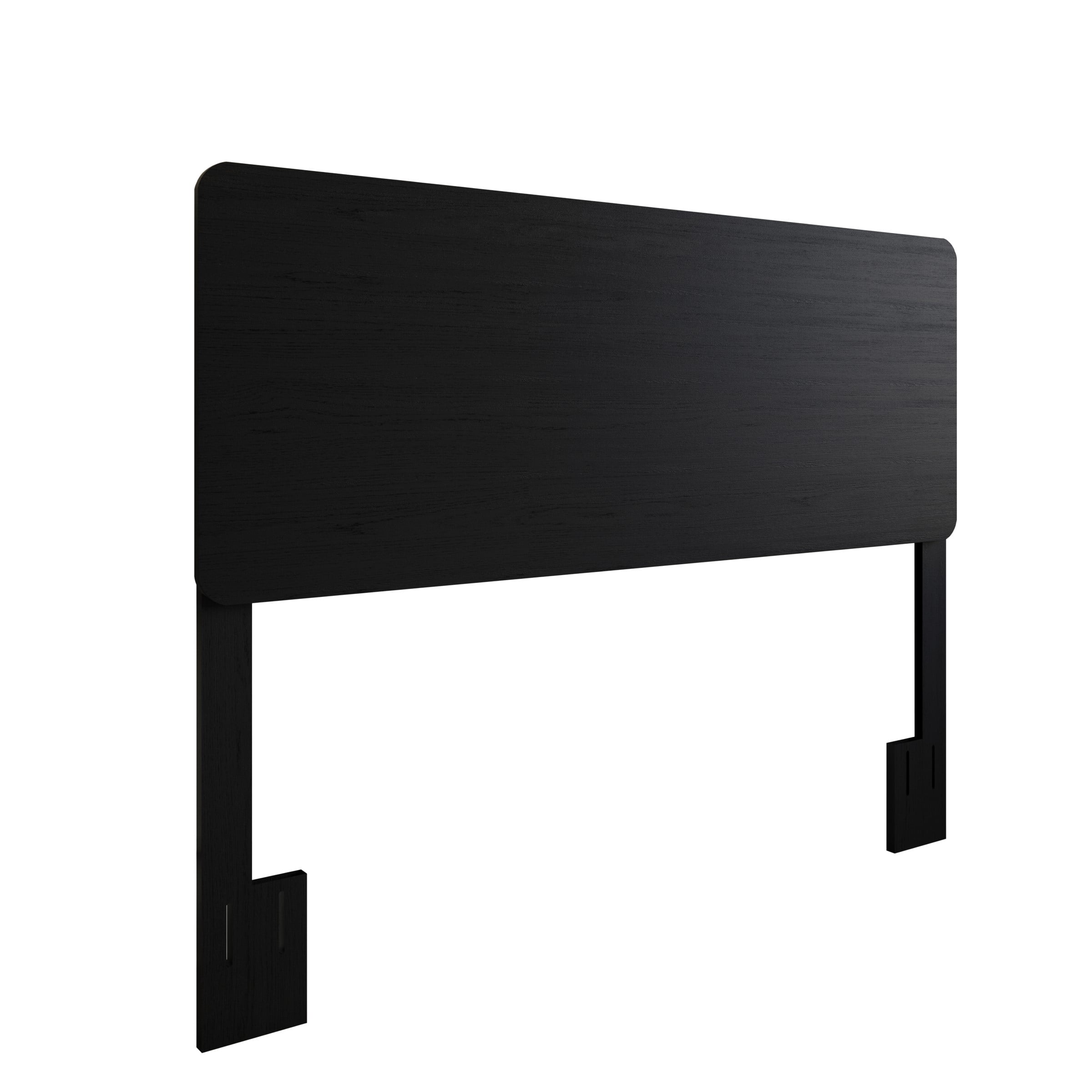 Home Design Keokuk King Headboard with Minimalist Design & Easy Installation, Black, Easy Assembly