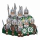 thumbnail image 1 of 8PCS Medieval Warriors Minifigure Set – Royal Cavalry Guard & Shield Action Figures, DIY Brick Toy for Christmas & Collectors, 1 of 9