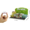 thumbnail image 3 of Nano Hollywood Rides Walk of Fame Diorama w/Hollywood Sign and 2 Vehicles (Double-Decker Tour Bus & 1958 Cadillac Series 62 Convertible), Toys for Kids and Adults, 3 of 3