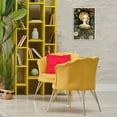 thumbnail image 2 of Stupell Industries Victorina Woman with Florals Portrait Painting Unframed Art Print Wall Art, 13 x 19, 2 of 7