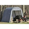 11' x 12' x 10' Round Style Shelter, Gray