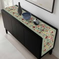 thumbnail image 5 of Sage Green Floral Table Runner 72 Inches Long, Spring Flowers Leaves Farmhouse Kitchen Coffee Dining Table Decoration for Home Party Birthday Wedding Home Decor 16x72 Inches, 5 of 8