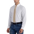thumbnail image 6 of Yiaed Autumn With Hedgehog Print Men's Ties Silk Business Necktie for Husband Father Valentine's day Father's Day Gift, 6 of 7