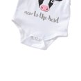 thumbnail image 4 of xiaxaixu Letter  Cow Pattern Short Sleeve Romper + Shorts + Headband, 4 of 10