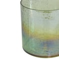 thumbnail image 5 of DecMode 8", 5"H Handmade Ombre Green Glass Vase, Set of 2, 5 of 7