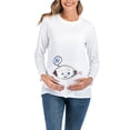 thumbnail image 1 of Camisas de Maternidad Para Mujer Blusas Estampado de Bebé Vestir Top Algodón Cuello Redondo Manga Larga Color Sólido Odeerbi ODB123424, 1 of 6