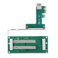 thumbnail image 3 of Pci-e ST46 Mini PCIE X1 à Double Convertisseur de Cartes Riser PCI avec Câble USB 3.0, 3 of 8