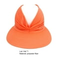 thumbnail image 3 of SPRING PARK Wide Brim Sun Visor Hat Women Large UV Protective Beach Cap Wide Brim Sunscreen Protective Summer Hat for Holiday Design Hat for Holiday, 3 of 8