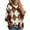 A-Brown1108, variant on Womens Argyle Hooded Drawstring Knit Sweater Casual Fall Everyday Soft Pullover Hoodies