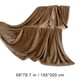 thumbnail image 2 of Manta de Vellón Súper Suave, Cubre Sofá Cálido y Afelpado, Manta Ligera para Cama con Tejido de Franela, 150 x 200 cm para Sofá, Sillón, Cama, 2 of 6
