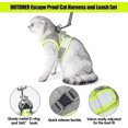 thumbnail image 3 of Neck Free Cat Harness And Leash, Escape Proof Adjustable Vest For Cats Cat Walking Jacket With Air Mesh Harness, 3 of 4