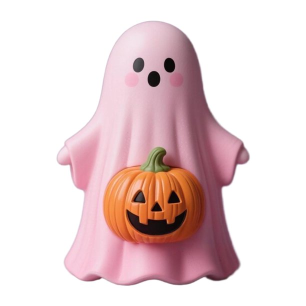 Figura de calabaza en miniatura de Halloween Figura de fantasma Estatua de fantasma Decoración de Halloween Estilo D