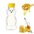 thumbnail image 5 of Ruanlalo 240ml Plastic Bear Honey Bottle Jars Empty Honey Squeeze Container with Flip-lid Reusable Bear Shaped Juice Bottle for Syrup Sauce Storing Dispensing, 5 of 7